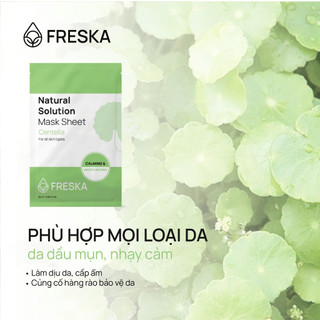 Mặt nạ giấy Freska Natural Solution Mask Sheet 25ml/miếng