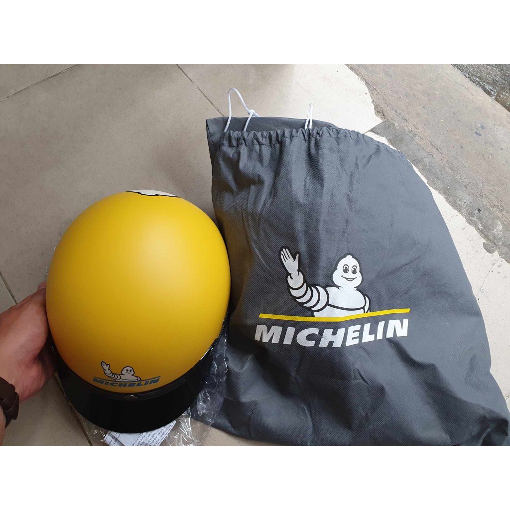 Mũ bảo hiểm  Michelin màu vàng