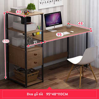 Bàn làm việc bàn máy tính gaming kích thước nhỏ gọn tiện lợi chân sắt sơn tĩnh điện bền đẹp chắc chắn