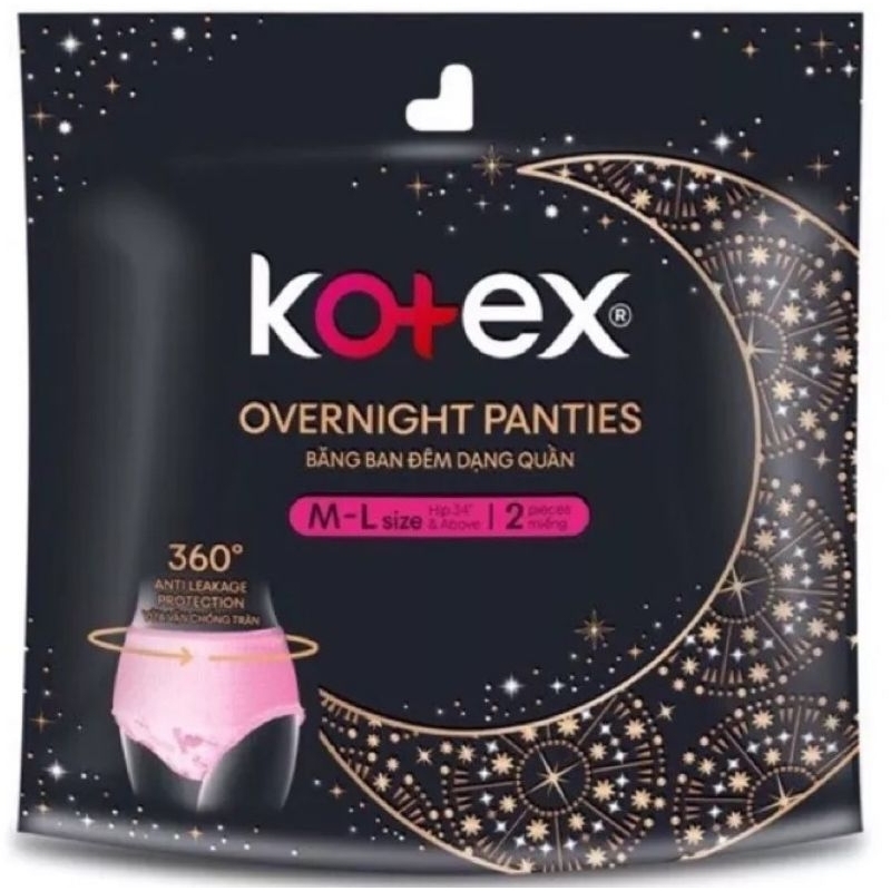 1 gói Băng dạng quần Kotex 2 chiếc/gói