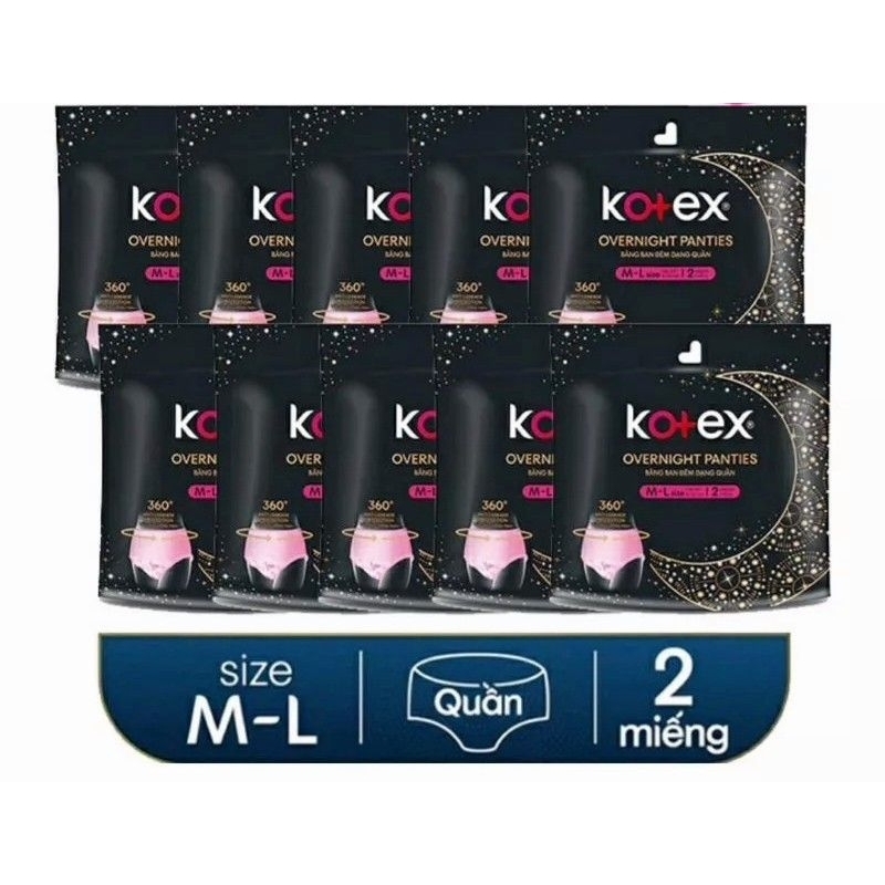 Combo 10 băng quần Kotex