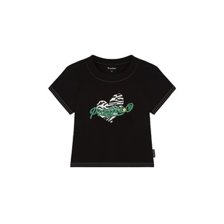 Áo thun baby tee nữ pradies zebra heart