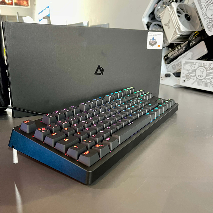 Bàn phím cơ TKL Aukey G14 - Đèn Led RGB - Outemu Blue Switch Siêu Bền - Thương Hiệu Châu Âu - Bảo Hành 24 Tháng