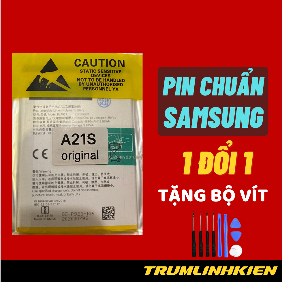 Pin Samsung A02S A03S A04 A04S A10 A11 A21S A23 A310 A51 A8 J7 Plus J7 Prime chuẩn