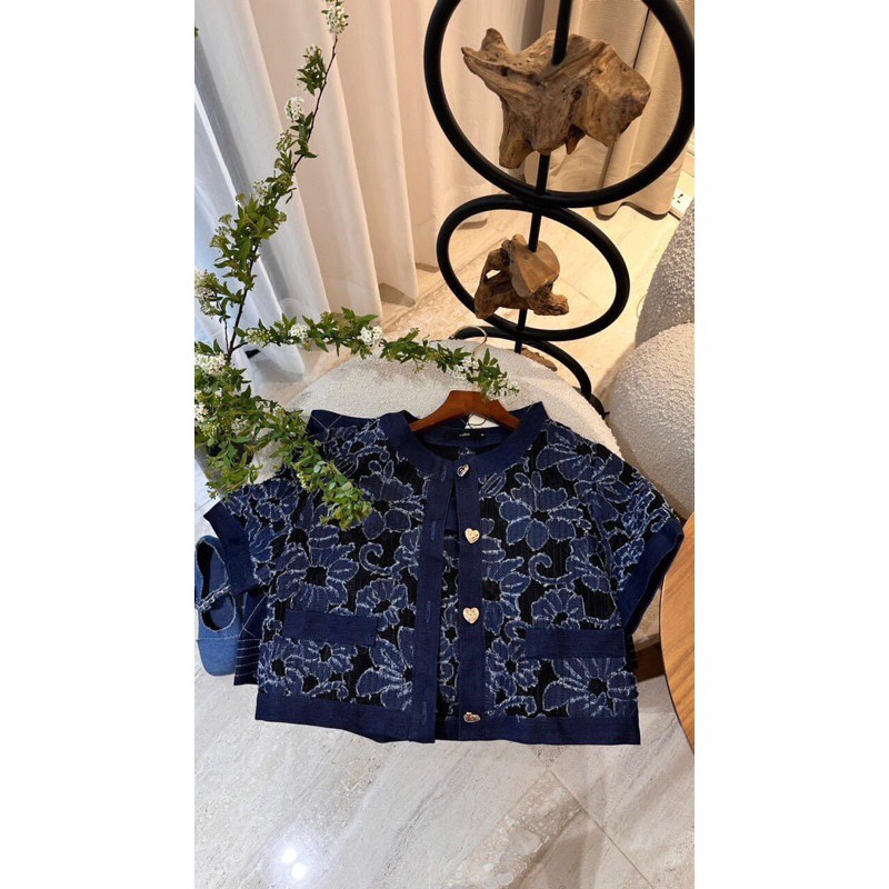 Thanh lí - Bộ vest jean Edini