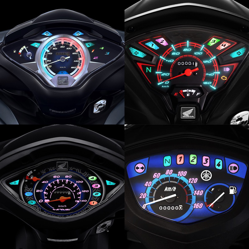 FULL LED T10 ĐÈN ĐỒNG HỒ, ĐÈN SỐ, ĐÈN BÁO XINHAN, ĐÈN BÁO FI XE WAVE RSX  WAVE ALPHA FUTURE SIRIUS GẮN NHƯ ZIN