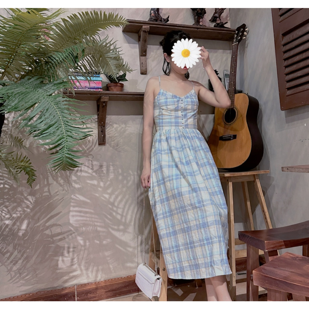 Váy hai dây dễ thương