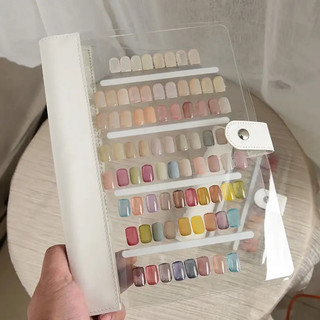 Sổ trưng mẫu móng Plastic + Mica LỚN 180 móng