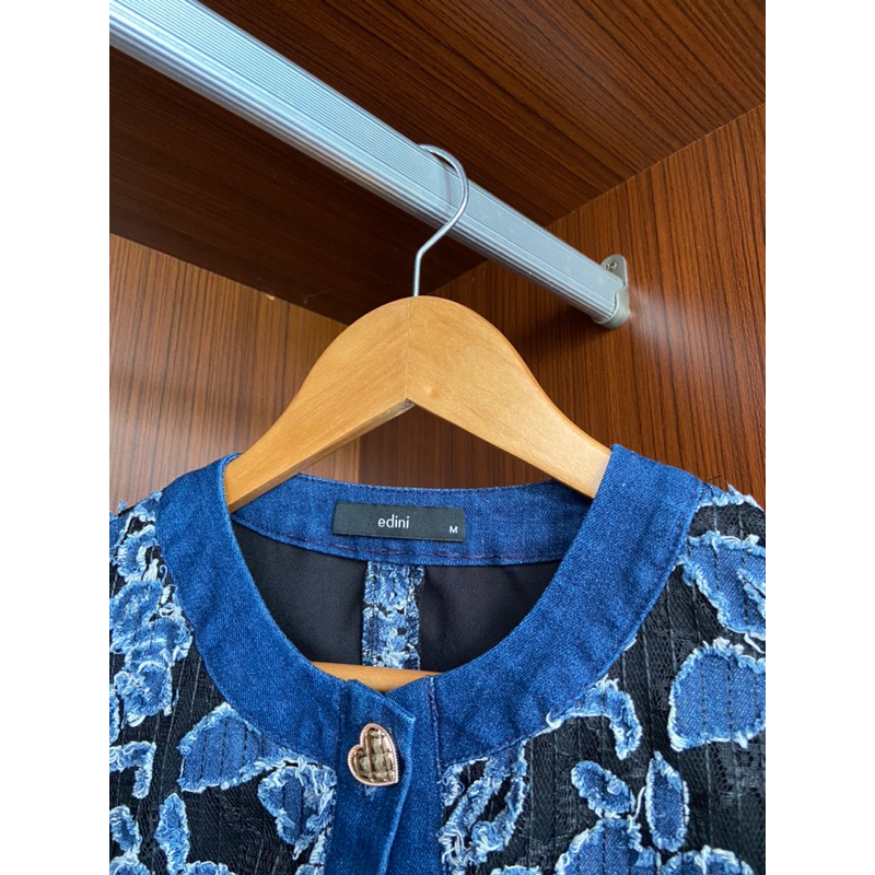 Thanh lí - Bộ vest jean Edini