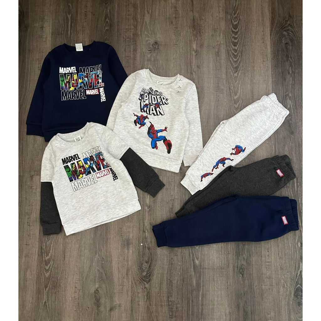 Bộ nỉ DT 2023 marvel cho bé