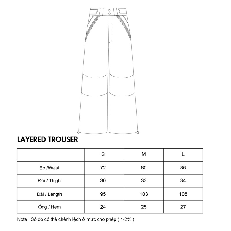 LAYERED TROUSER