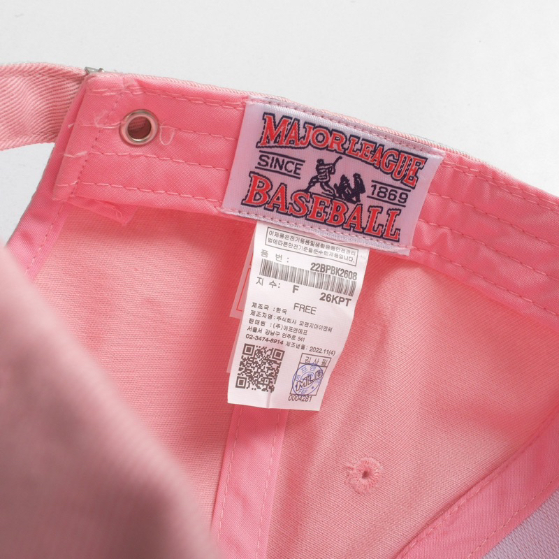 Mũ lưỡi trai Meowist Unisex MLB chất liệu vải Kaki logo NY ,nón lưỡi trai Hàn Quốc