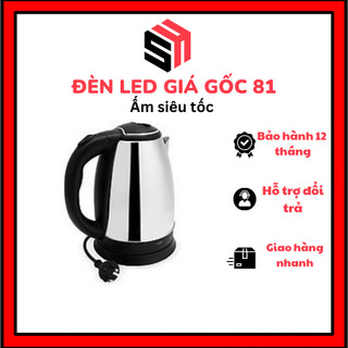 Ấm Siêu Tốc Led max dung tích 1.8 Lít. Bình đun siêu tốc - Bảo hành 12 tháng