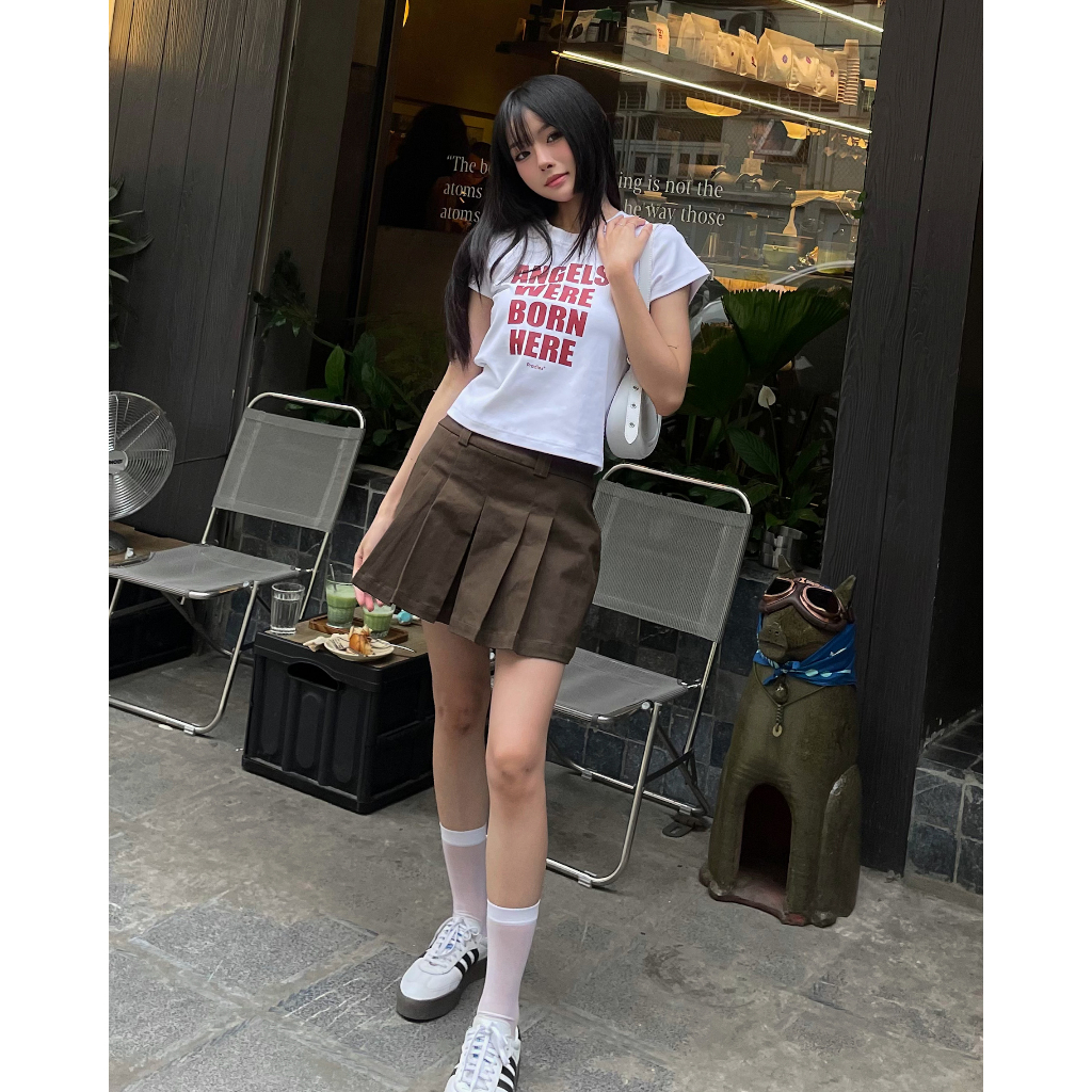 Áo Thun Nữ Baby Tee PRADIES Slogan AWBH