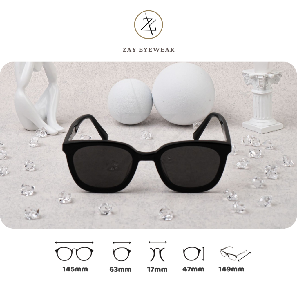 Gọng kính mát nam nữ Zay eyewear Lilit thời trang hàn quốc
