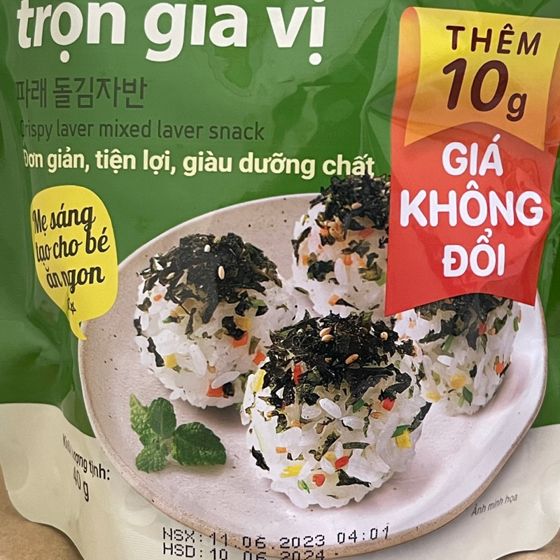 Rong biển giòn trộn gia vị O'Food gói 30g