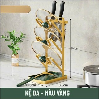 Kệ Đa Năng Để vung,cắmdao,để môi chao ,đũa nấu ăn tiện lợi