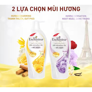Dầu gội dưỡng tóc siêu mượt Enchanteur Charming/Sensation 650g