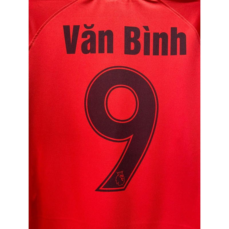 Áo đá banh, bóng đá M.U tay dài, in tên số theo yêu cầu