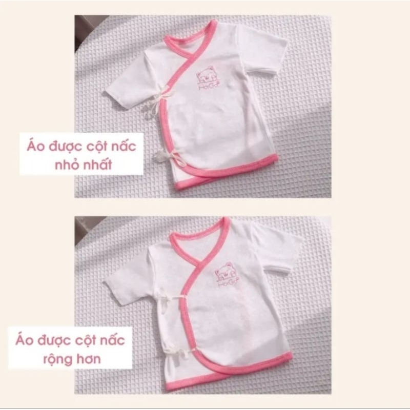 Áo Cột Dây  Sơ Sinh Tay Ngắn Cho Bé Trai, Bé Gái HotGa - katydang