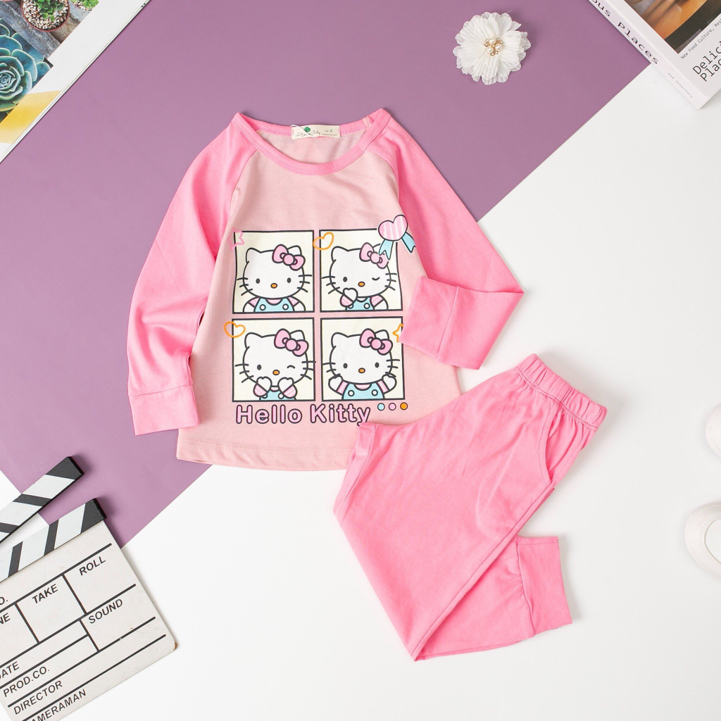 Bộ thu đông dài tay cho bé gái LITIBABY size 10-30kg . Hàng chính hãng