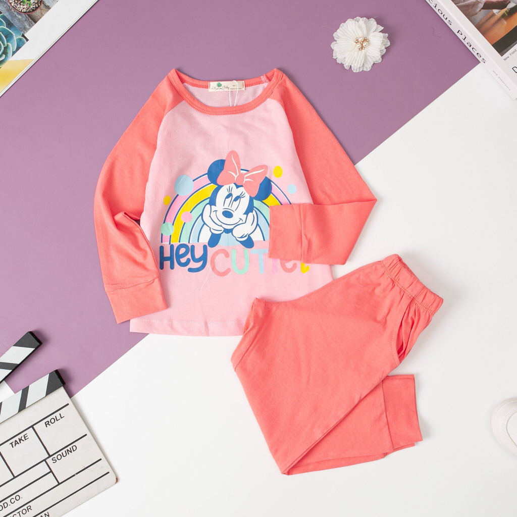 Bộ thu đông dài tay cho bé gái LITIBABY size 10-30kg . Hàng chính hãng