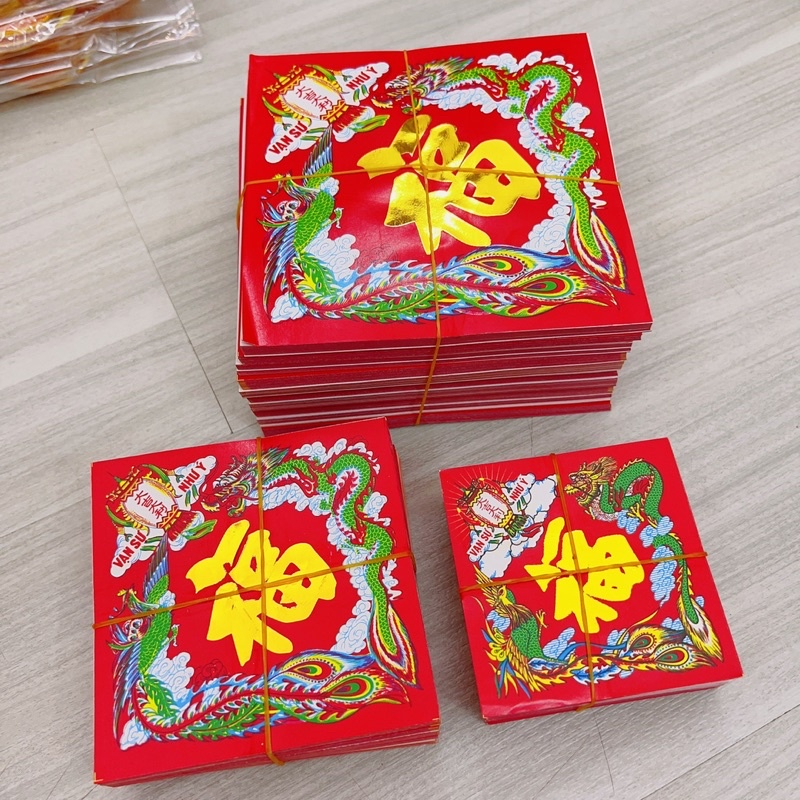 Sỉ 100 giấy dán dưa bưởi trang trí tết không keo