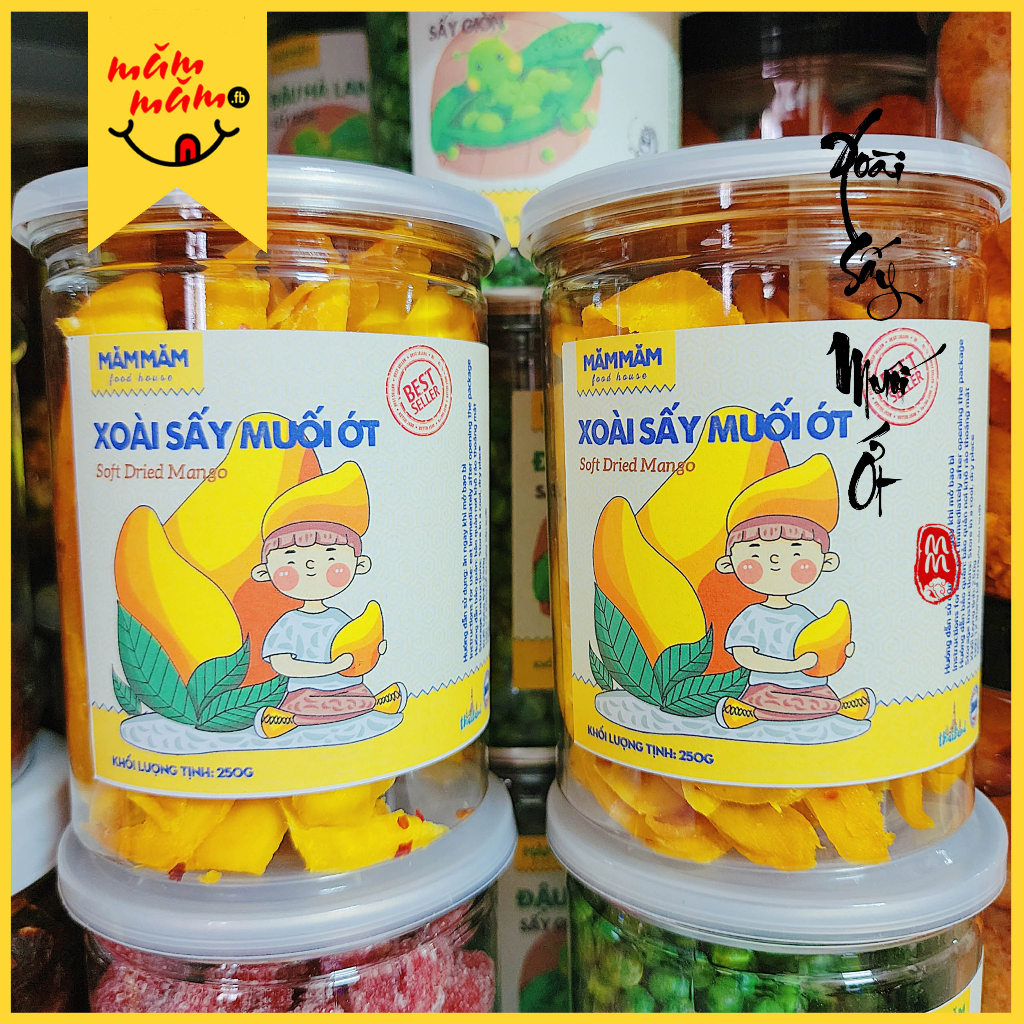 Xoài Sấy Muối Ớt 250g