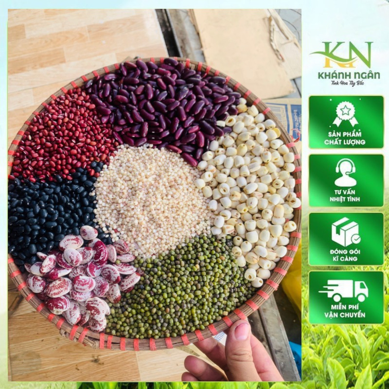 Các loại đậu,đỗ: đậu đỏ ,đậu xanh ,đậu đen ,đậu ngự -Hữu Cơ Organic- Hạt dinh dưỡng, làm nấu sữa, nấu chè, nấu cháo