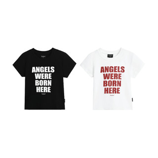 Áo thun nữ baby tee pradies slogan awbh