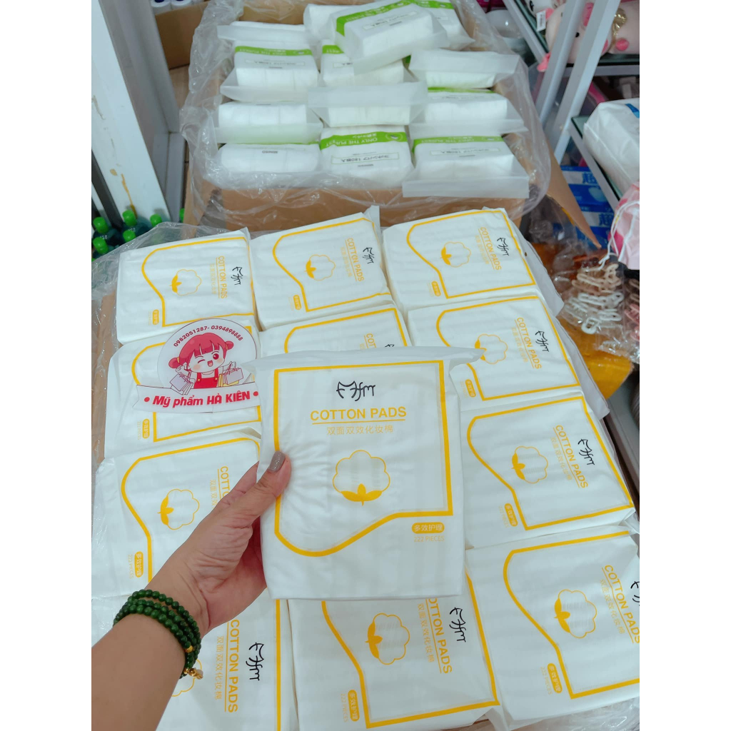 Bông Tẩy Trang Mèo Cotton Pads 222 Miếng