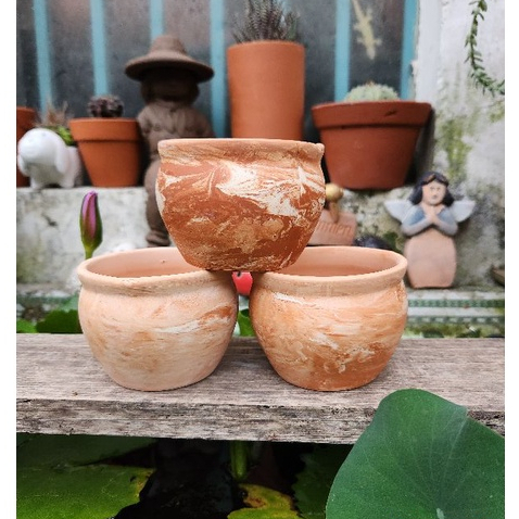 Chậu Đất Nung Chum Bộ 3 Cái