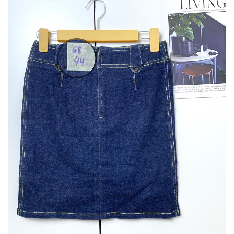 Chân váy jean 2hand, chân váy bò ngắn hàng si