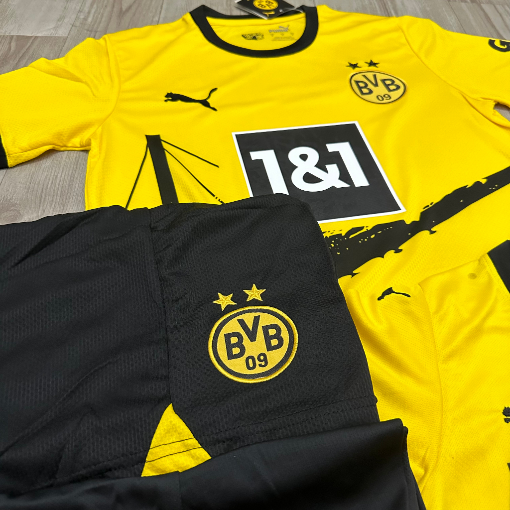 Áo Bóng Đá CLB Dortmund 2023/24 Trẻ Em, Người Lớn - Vải Thái Chuẩn Áo Đấu Dortmund 23/24