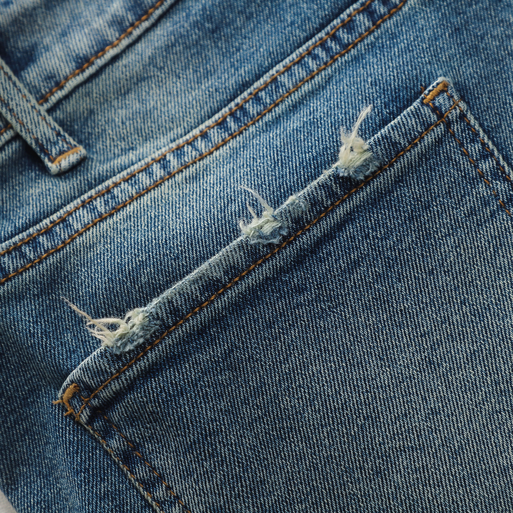 Quần Short Nam Skinny Ripped Pockline, Chất Vải Jean Cotton Thoải Mái, QS0054, SOMEHOW