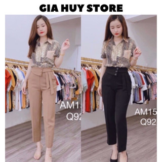 Quân tây baggy 3 khuy vạt lệch, khoá kéo sườn / hàng chính hãng/ quần tây baggy mẫu mới