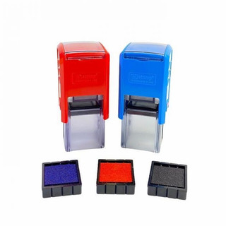 [Sỉ & Lẻ] Hộp Con Dấu Tròn TDStamp Rubber Stamp Self Inking Stamp chính hãng nhựa cao cấp V-20 Kích thước 20x20mm