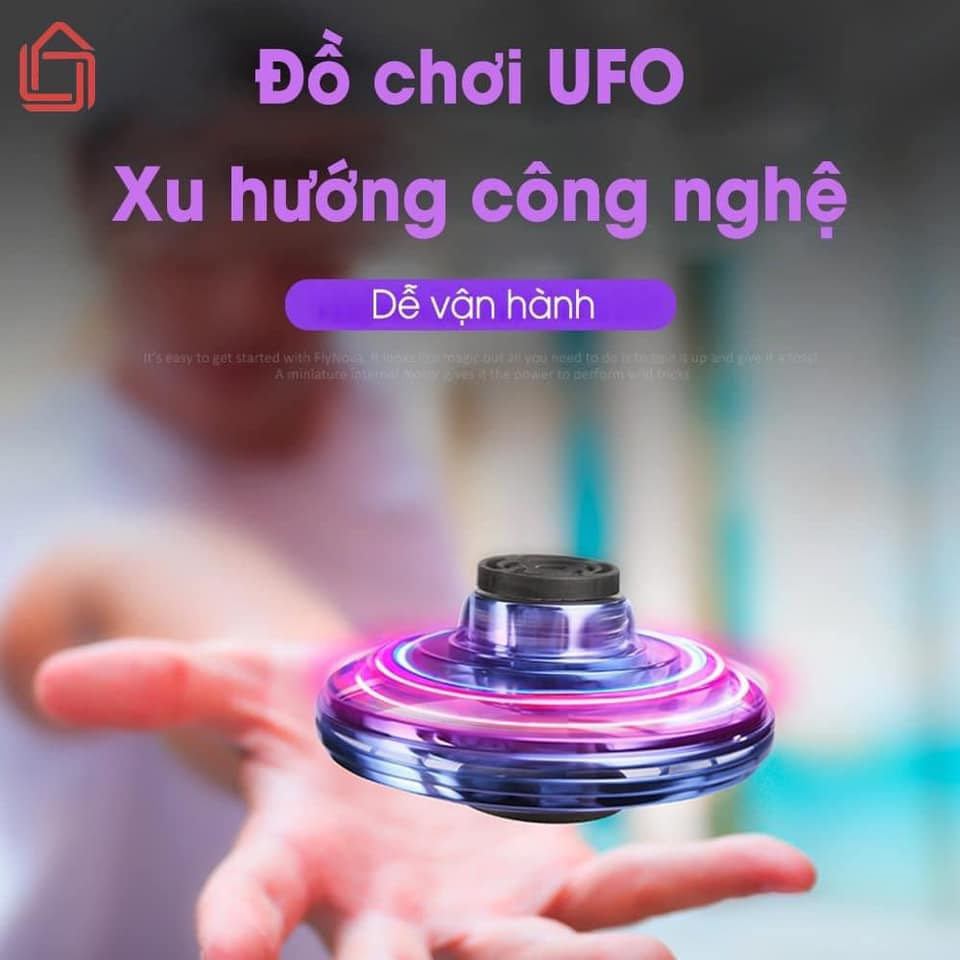 Đồ chơi đĩa bay UFO phát sáng biết bay dành cho bé