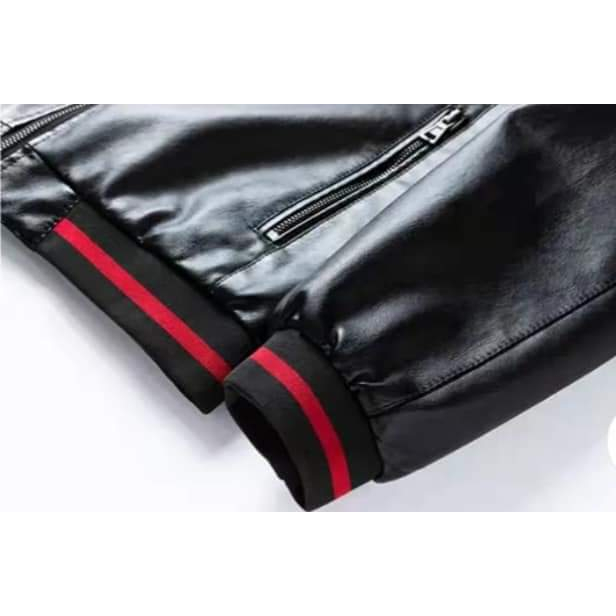 Áo khoác  da bomber 2 lớp cao cấp .hàng nhập thái cao cấp .