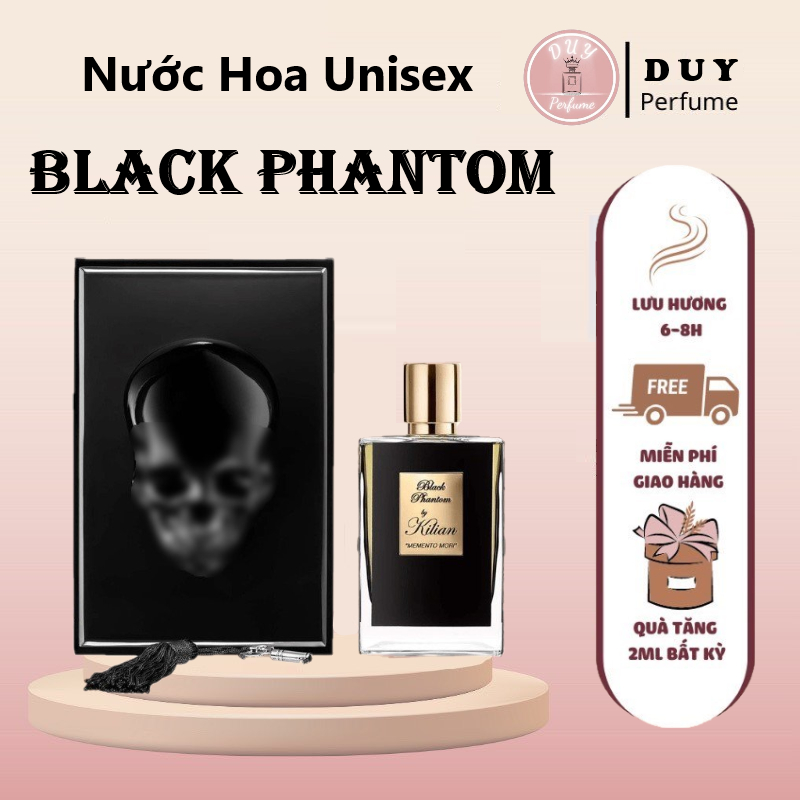 [????] Nước hoa đầu lâu nam Kilian Black Phantom Memento Mori EDP Chai 50ml,Biểu Tượng Quyền lực Sức mạnh và Sang Trọng