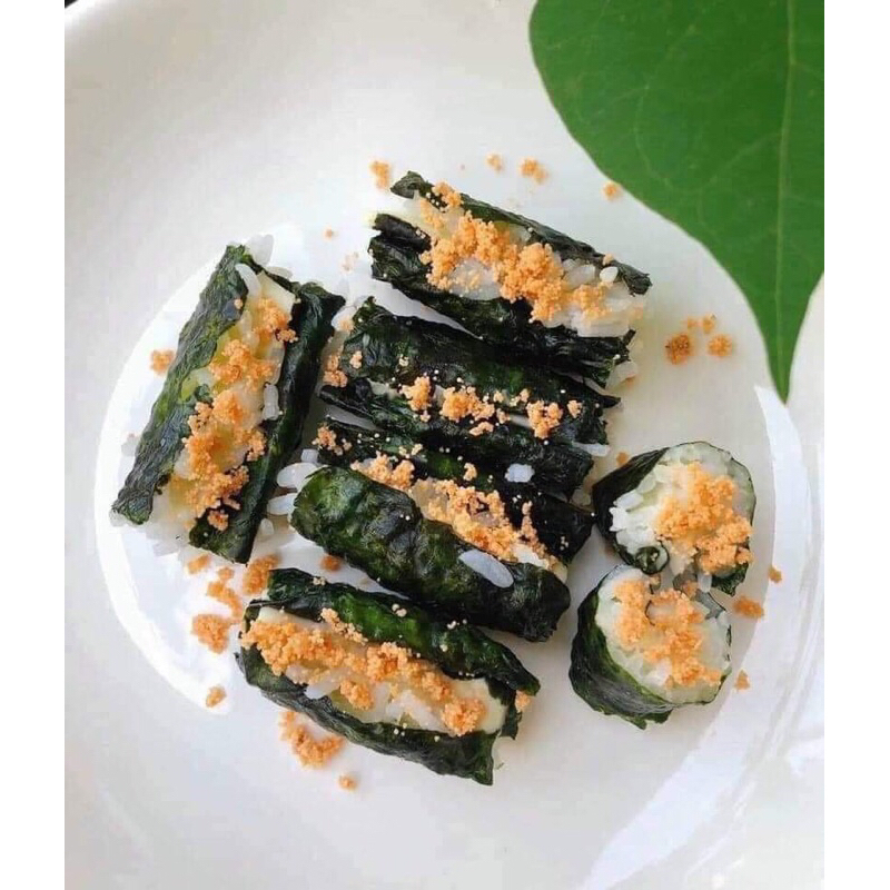 LÁ KIM RONG BIỂN CUỘN CƠM ĂN LIỀN  Gwangcheon Hàn Quốc  Rong biển ăn liền vị olive