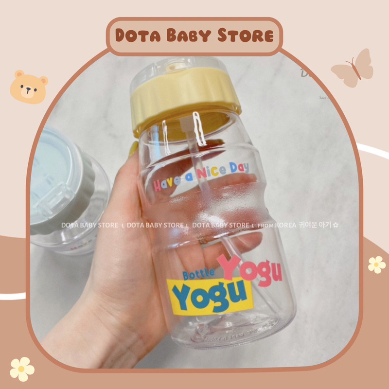 (Korea) Bình Nước KOMAX YOGU Cao Cấp Cho Bé Đi Học 460ml Chịu Nhiệt, Không Chứa BPA