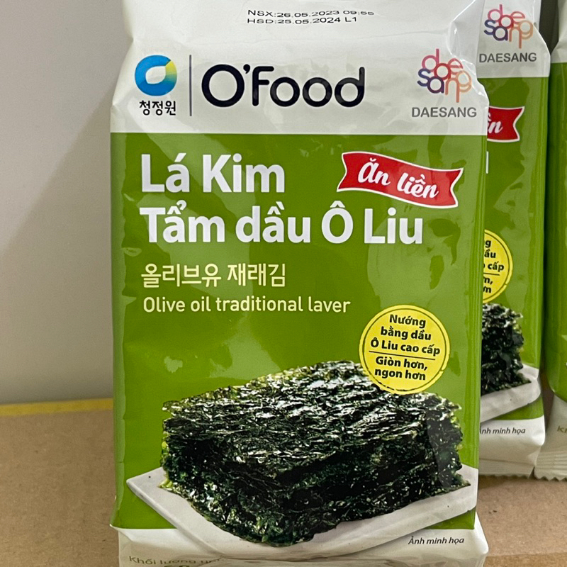 Lá kim tẩm dầu Ô Liu O'Food gói 5g