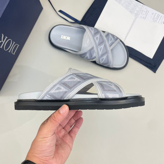 Xăng đan đế bằng nữ cao cấp Dior CD thiết kế độc đáo, sành điệu