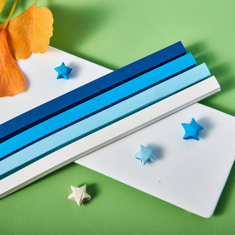 520 Giấy gấp sao nhiều màu làm quà tặng, trang trí handmade