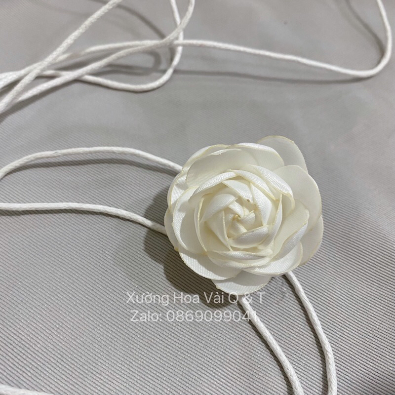 Choker Hoa Hồng Nhiều Màu Handmade