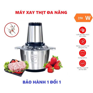 Máy xay thịt đa năng inox 4 lưỡi siêu bền