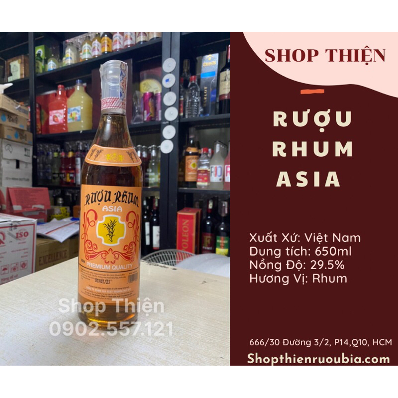 [Việt Nam] RHUM ASIA 29.5 650ml