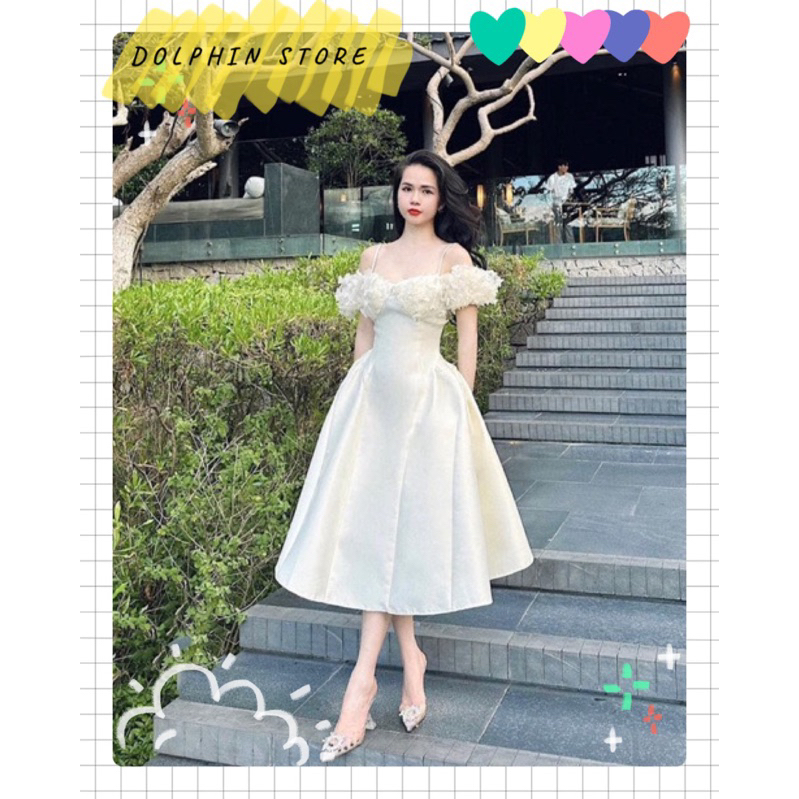 - Đầm trễ vai bigsize - đầm đi tiệc bigsize