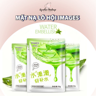 Mặt Nạ Giấy Dưỡng Trắng Cấp Ẩm Sạch Mụn Images Chiết Xuất Lô Hội Mask Nội Địa Trung Uynchan